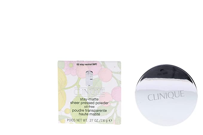 Clinique Stay Matte Sheer Pressed Powder Compact .27 oz, Stay Neutral 02