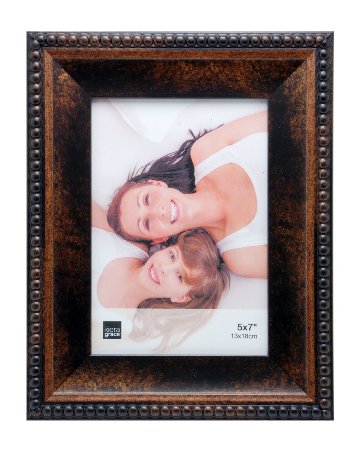 Kiera Grace Sydney Picture Frame, 5 by 7-Inch, Antique Bronze