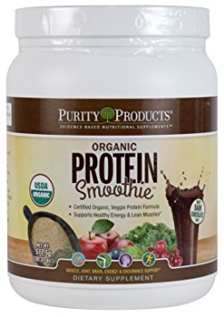 Purity Products - The Organic Protein Smoothie - Dark Chocolate-20.37 oz