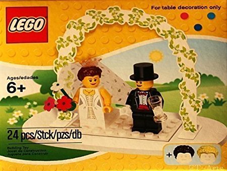 LEGO Mini Figure Set #853340 Wedding Bride Groom Table Decoration