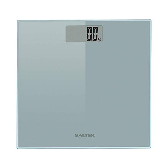 Salter 9028 Razor Ultra Slim Technology Electronic Glass Bathroom Scales Silver
