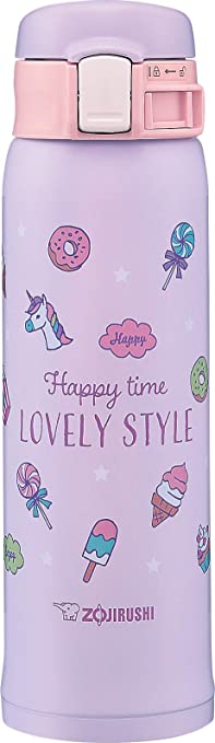 Zojirushi SM-SG48VZ Stainless Steel Vacuum Insulated Mug, 16-Ounce, Sweets Purple