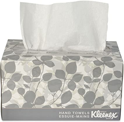 Kleenex - Hand Towels, POP-UP Box, Cloth, 9 x 10 1/2 - 120/Box Set of 2