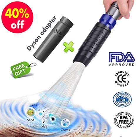 BoxLegend Universal Dusty Brush Vacuum Attachment Duster Cleaning Tool Vacuum Duster Attachment with Universal Adapter Handy Flexible for Keyboards, Drawers, Cars, Corners, Vents, Furnitures