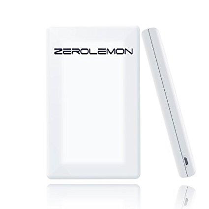 [36 MONTHS WARRANTY]ZeroLemon SlimJuice 18600mAh Ultra-Compact Portable External Battery Backup Charger Power Bank Charger for iPhone 5S, 5C, 5, 4S, 4 (Apple adapters not included), iPod, Samsung Galaxy Note, Galaxy S4, Galaxy S3, Galaxy S2, Galaxy Nexus, HTC One X, One S, Sensation G14, ThunderBolt, Nokia N9 Lumia 920 900, Blackberry Z10, Sony Xperia Z; Google Glass, GoPro and More – White