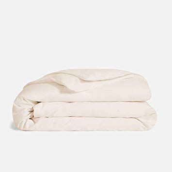 Mayfair Linen 800 Thread Count Ivory Queen Duvet Cover Set, 100% Long Staple Egyptian Cotton Quilt Cover Queen/Full Size, Silky Soft, Breathable with Hidden Zipper Closure.