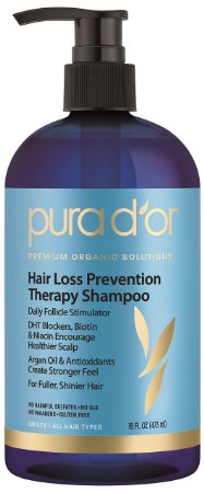 pura dor Hair Loss Prevention Therapy Shampoo 16 Fluid Ounce