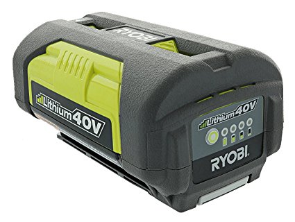 Ryobi OP4026A Genuine OEM 40V High-Capacity Lithium Ion Battery w/ Onboard Fuel Gauge