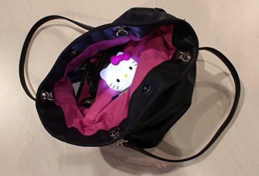 Handbag Light Automatic Sensors Provide Bright Light in Small Places Great for Backpacks and Briefcases (Hello Kitty)