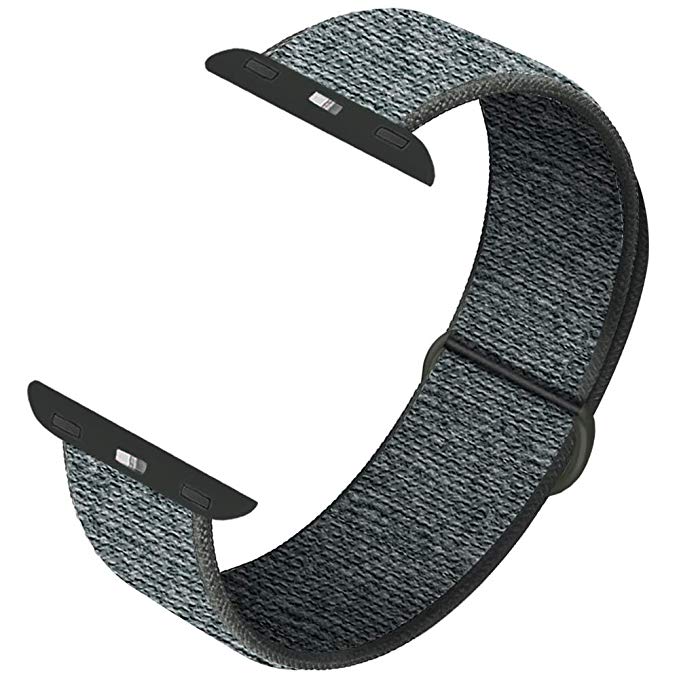 INTENY Sport Band Compatible with Apple Watch 38mm 40mm 42mm 44mm, Soft Sport Loop, Strap Replacement for iWatch Series 5, Series 4, Series 3, Series 2, Series 1