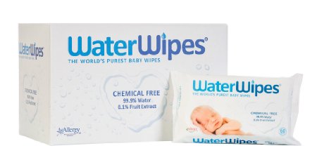 WaterWipes Sensitive Baby Wipes, Natural & Chemical-Free, 12 x 60 ( 720 Wipes)