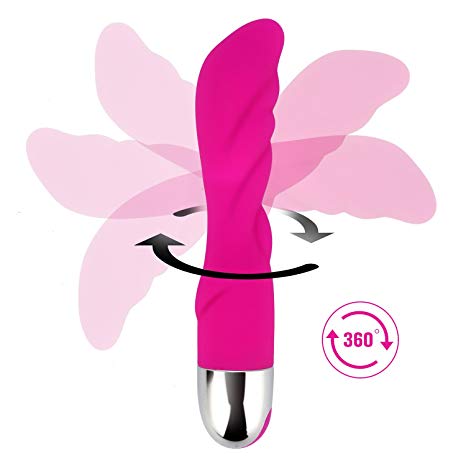 Bendable Silicone Dildo Sex Vibrator - G Spot Stimulator (USB Charged) with 10 Vibrational Settings for Women - Bendable& Waterproof & Quiet Sex Toy- Adult Toy for Couples, Pink, Lyps Madison
