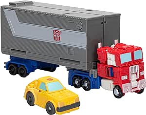 Transformers Toys Legacy Evolution Core Class Optimus Prime & Bumblebee Toy, 3.5-inch, Action Figure for Boys and Girls Ages 8 and Up