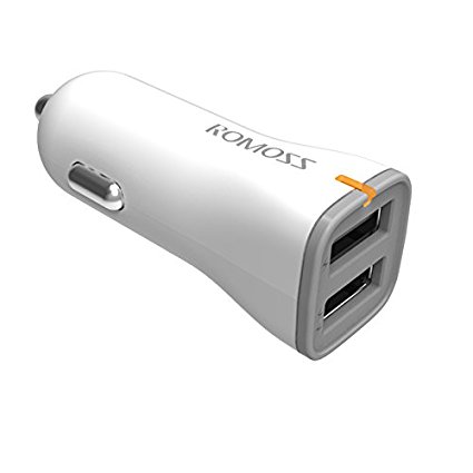 ROMOSS AU17 17W Dual Port USB High-performance High-Speed car charger for All Smartphone,for iPhone iPad Samsung HTC Motorola Nokia Nexus android cell phone Tablet PC and more