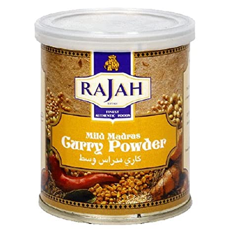 Rajah Madras Brown Curry Powder, Mild, 3.5 Ounce