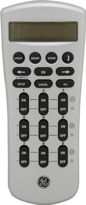 Z-Wave Hand-Held Remote Control with LCD