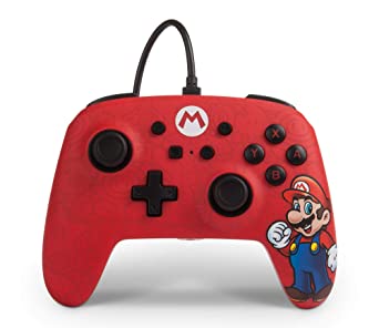 PowerA 1506261-01 Wired Controller for Nintendo Switch - Mario