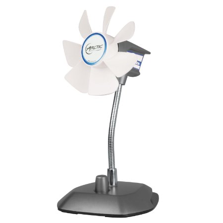 Arctic USB Desktop Fan with Flexible Neck and Adjustable Fan Speed (ABACO-BZP0301-BL)