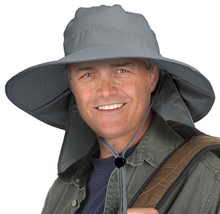 Sun Blocker Outdoor Sun Protection Fishing Cap Foldable with Neck Flap Hat for Men Women Baseball, Backpacking, Cycling, Hiking, Garden, Hunting, Camping