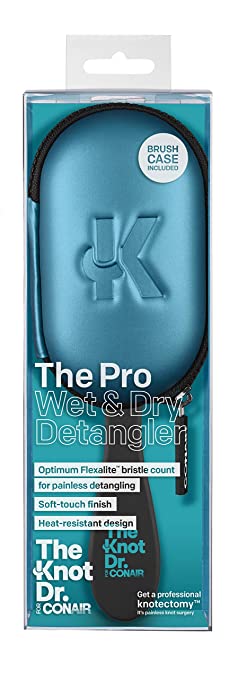 The Knot Dr. For Conair The Pro with Case Blue
