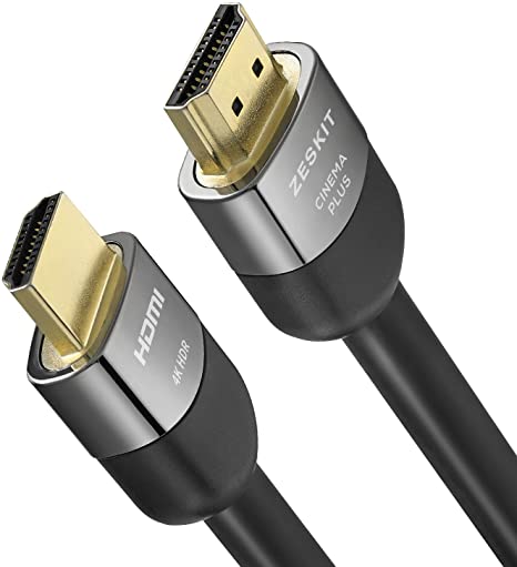 Zeskit 16 Feet - CL3 in-Wall - HDMI Cable (4K 60Hz HDR Dolby Vision HDCP 2.2) Exceed HDMI 2.0, High Speed 22.28 Gbps - Compatible with Xbox PS4 Pro Apple TV 4K Fire Netflix Samsung LG Sony Vizio