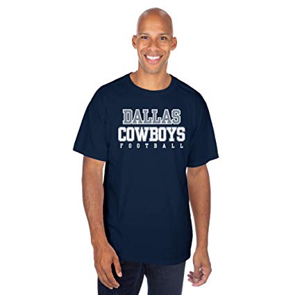 Dallas Cowboys NFL Mens Practice T-Shirt, Black, Large