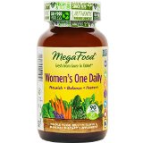 MegaFood - Womens One Daily Supports Healthy Emotional Balance and Stress Response 90 Tablets Premium Packaging