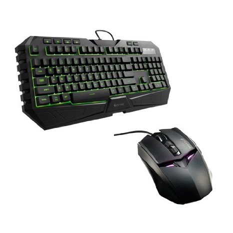 Cooler Master CM Storm Octane Multicolor LED Gaming Keyboard and Mouse Combo Bundle (SGB-3020-KKMF1-US)