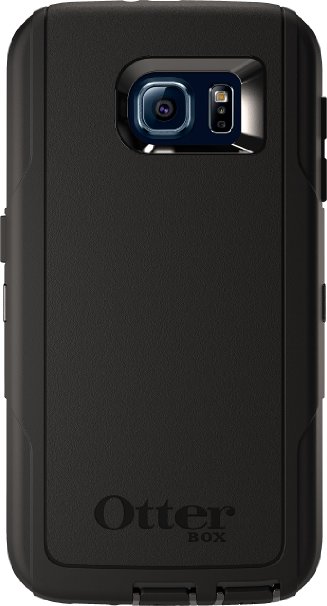 OtterBox DEFENDER SERIES for Samsung  Galaxy S6 - Frustration-Free Packaging  - Black