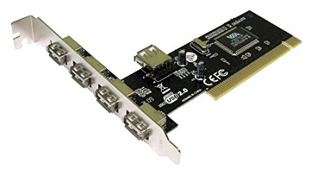 rhinocables® USB 2.0 2 HIGH SPEED PCI Expansion Card 4 Port With Internal Port Hub Hi-Speed