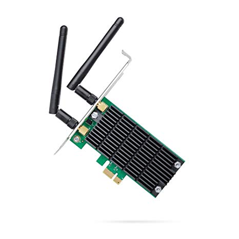 TP-Link AC1200 PCIe Wireless Wifi PCIe Card | 2.4G/5G Dual Band Wireless PCI Express Adapter | Low Profile, Long Range Beamforming Heat Sink Technology | Supports Windows 10/8.1/8/7/XP (Archer T4E)