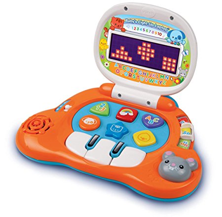 VTech Baby's Light-Up Laptop, Orange