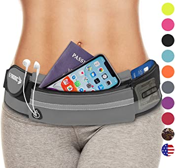 Waist Packs : Best Comfortable Running Belts That Fit All Phone Models and Fit All Waist Sizes. for Running, Workouts, Cycling, Travelling Money Belt & More. Comes in Stylish Colors