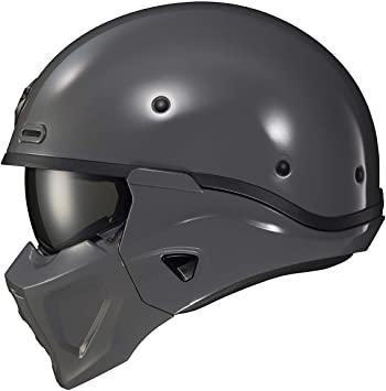 ScorpionEXO Covert X Solid Adult Street Motorcycle Helmet - Cement Grey/Medium