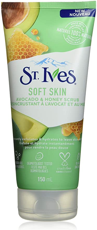 St Ives scrub Avocado   Honey 6p 150ml, 150 Milliliters