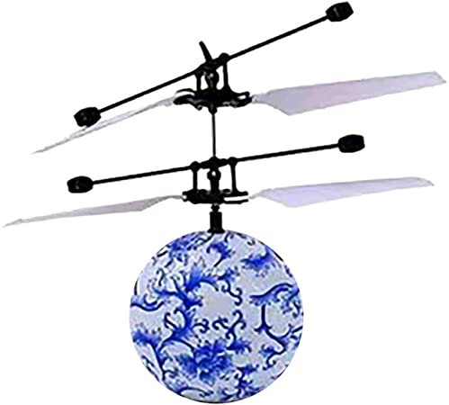 Flying Ball Toys,Hand Controlled Mini Drone Hover Ball 360° Boomerang with LED Lights,Levitation Rechargeable Flying Spinner Flying Orb Ball,Kids Flying Ball Drone Helicopter Induction Ball Toy (A)