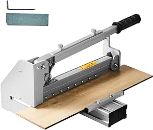 VEVOR Floor Cutter 13 inch, Cuts Vinyl Plank, Laminate, Solid Wood Composite/Multi-layer Fooring, Siding, 12mm(0.47in) Cutting Depth, Vinyl Plank Cutter for LVP, WPC, SPC, LVT, VCT, PVC, and More