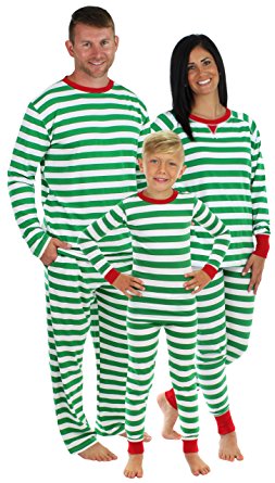 Sleepyheads Green Stripe Family Matching Pajama Set