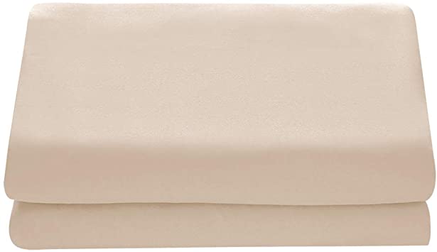 Comfy Basics 1-Piece Ultra Soft Flat Sheet - Elegant, Breathable, Beige, King, California King