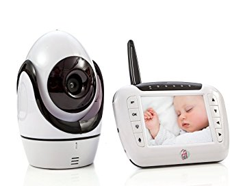 3.5" LCD Digital Wireless Video Baby Monitor - Wireless surveillance camera with night vision for remote monitoring of your infant.