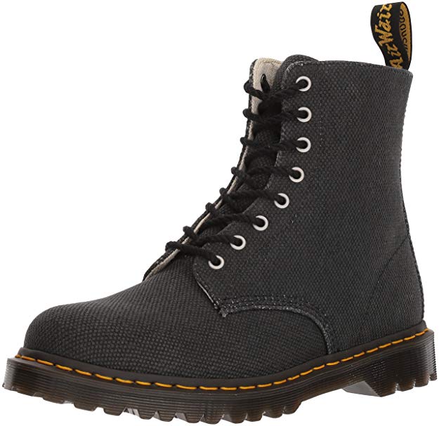 Dr. Martens Black Military Canvas Pascal Fashion Boot