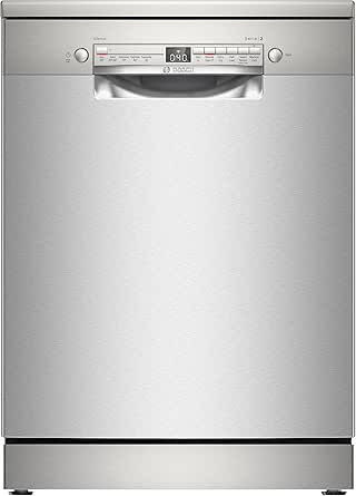 Bosch SMS2HVI67G Series 2, Free-Standing Dishwasher 60 cm, 14 Place Settings, ExtraDry, Vario Drawer, Rackmatic Adjustment, Silver Inox