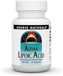 Source Naturals Alpha Lipoic Acid, 200 mg - 30 Tablets