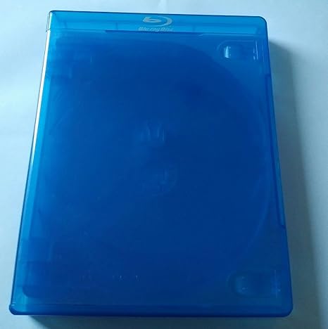 New! 1 Pk 22 mm VIVA ELITE Blu-Ray Replace Case Hold 5 Discs (5 Tray) Blue