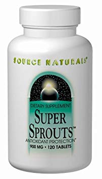 Source Naturals Super Sprouts 900mg, Powerful Antioxidant Enzyme Support, 120 Tablets