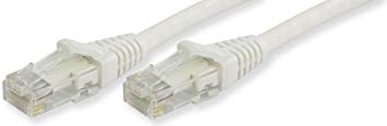 Lynn Electronics OLG10AWHW-040 Optilink CAT5E Made in the USA Snagless Ethernet Cable, 40-Feet, White