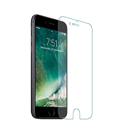 iPhone 7 plus screen protector, Tranesca Ultra Thin Premium Tempered glass screen protector for iPhone 7 Plus ( 2 Pieces in a pack)