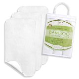 Bamboo Changing Pad Liners - 3 Pack - XL - 35 x 18 - 2x larger than the competition - Hypoallergenic and Antibacterial - Waterproof Machine Washable and Dryer Friendly - Breathable Absorbent and Soft