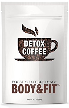 Detox Coffee with 100% Arabica coffee – All Natural Ingredients, Cleanse and Detox Body, Supports Weight Loss, Fast Results, Great Taste –FDA certified and Organic (30 servings)