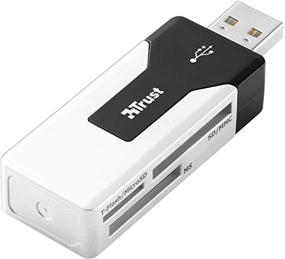 Trust 3-in-1 Mini Card Reader for PC and Laptop